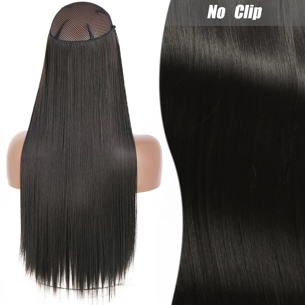 No Clips Natural Hair Extension