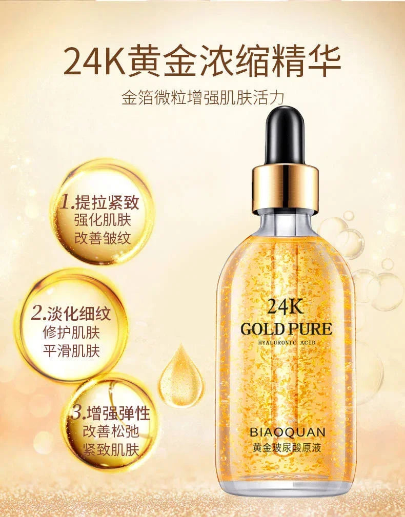 124k Gold Hyaluronic  Face Serum  Skin Care