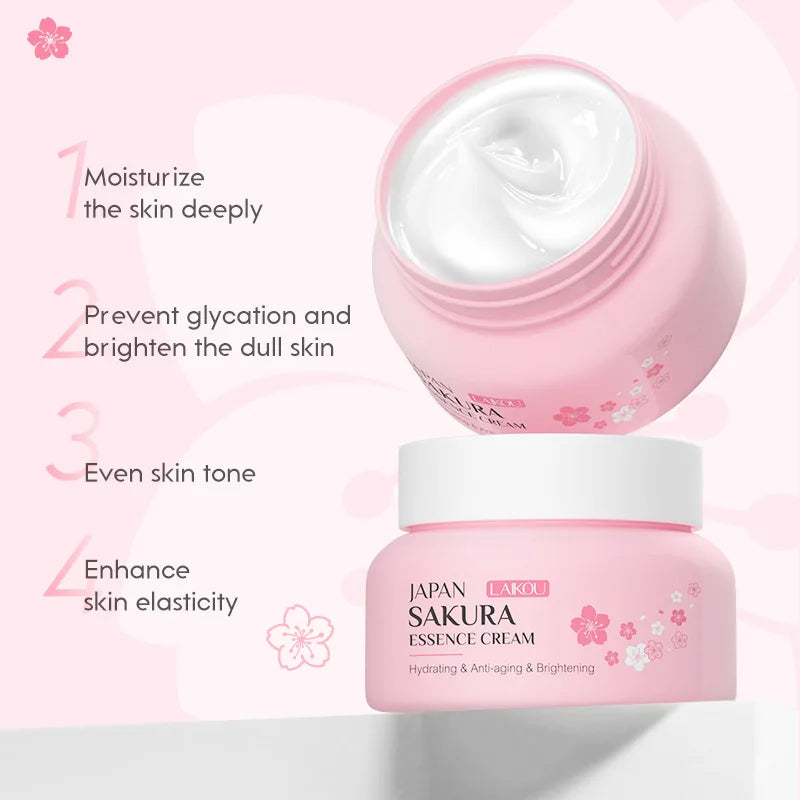 Japan Sakura Essence Face Cream Cherry Blossom Facial Cream