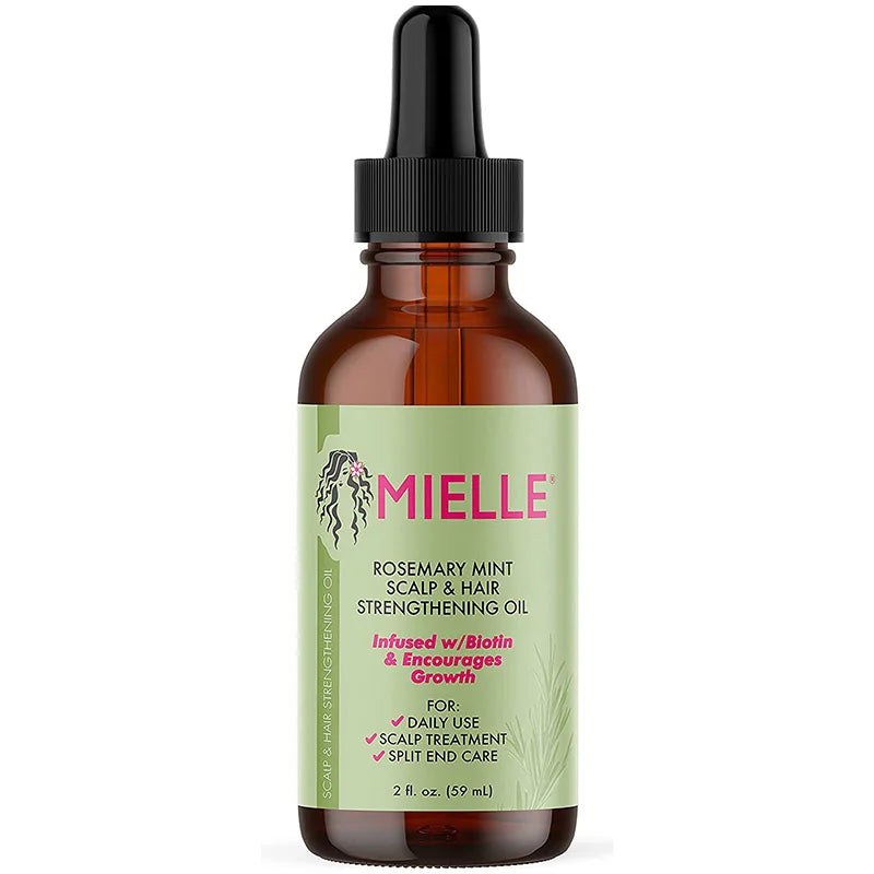 Mielle Rosemary Hair Growth Essential Oil Mint Nourishing Treatment for Split Ends and Dry Organics Hair Loss Treatment Healthy