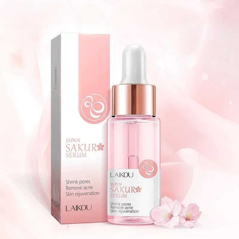 LAIKOU Serum Japan Sakura Essence Balance Grease Anti-Aging Hyaluronic Acid Pure Whitening Rejuvenation Skin Care Face Serum