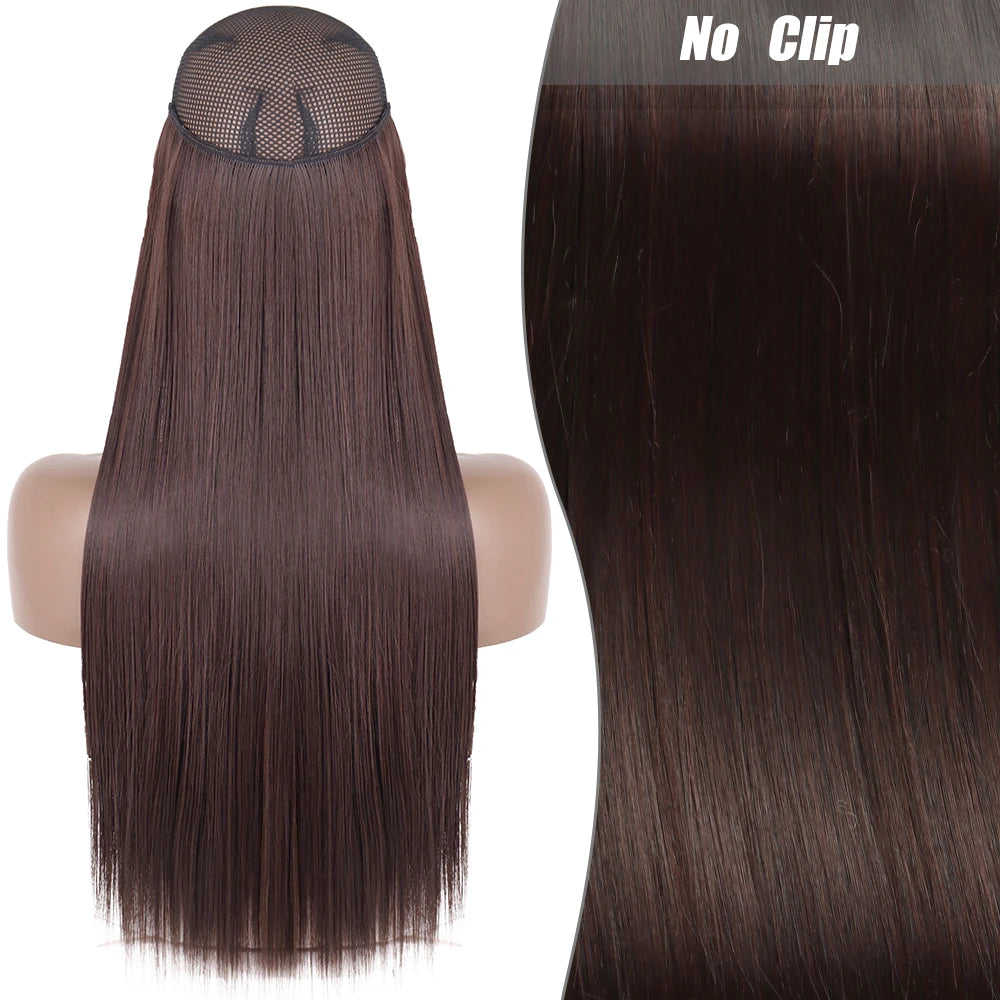 No Clips Natural Hair Extension