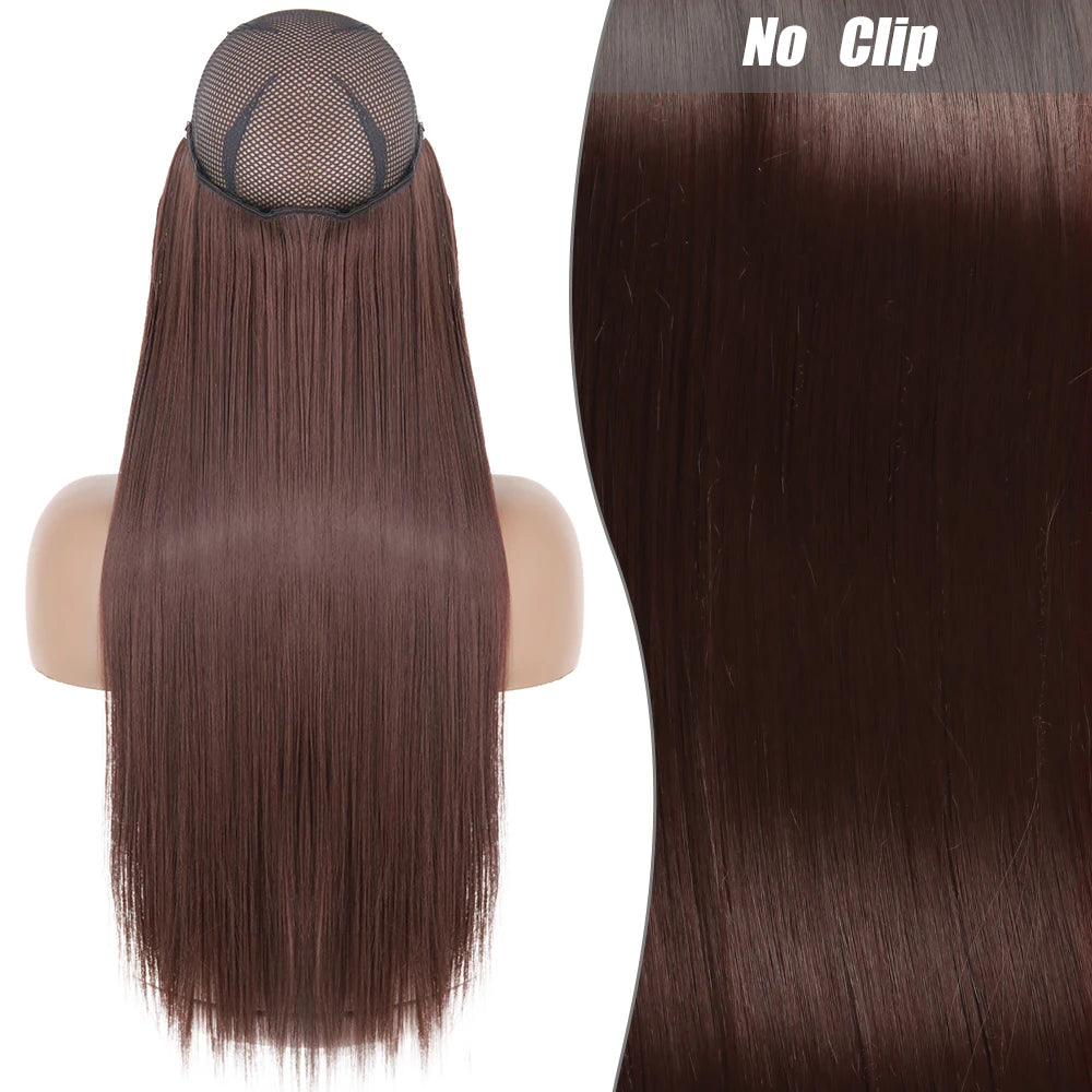 No Clips Natural Hair Extension